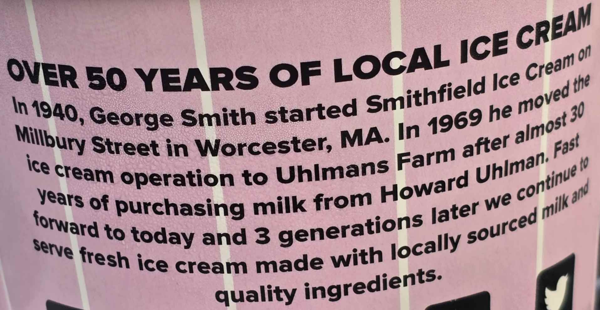 Uhlman's Ice Cream story